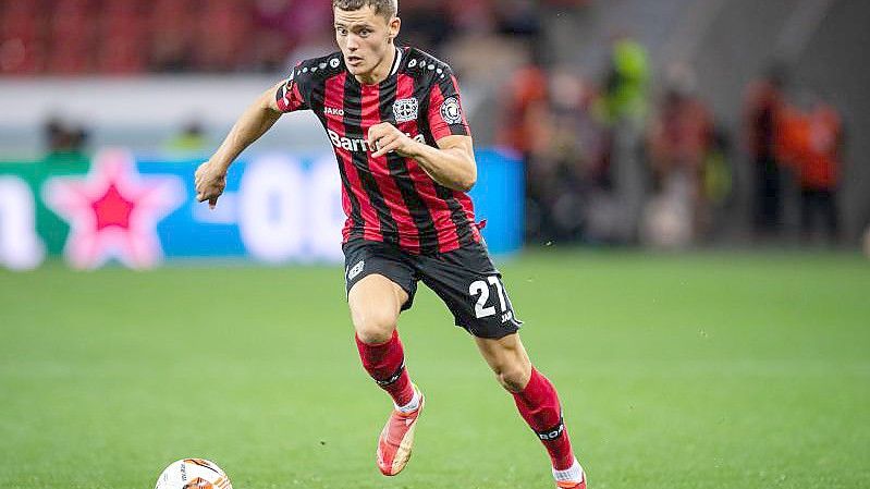 Spielt sich immer mehr in den Fokus: Leverkusen-Youngster Florian Wirtz. Foto: Marius Becker/dpa