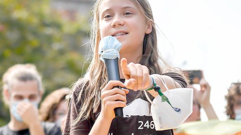 Die schwedische Klimaaktivistin Greta Thunberg. Foto: Claudio Furlan/LaPresse via ZUMA Press/dpa