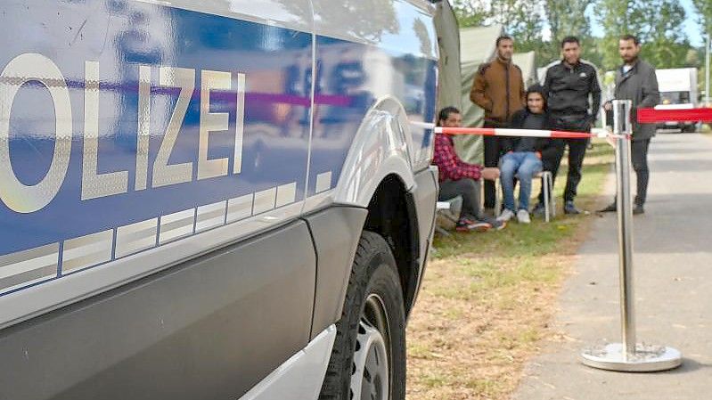 Die Zentrale Erstaufnahmeeinrichtung für Asylbewerber (ZABH) des Landes Brandenburg. Foto: Patrick Pleul/dpa-Zentralbild/ZB