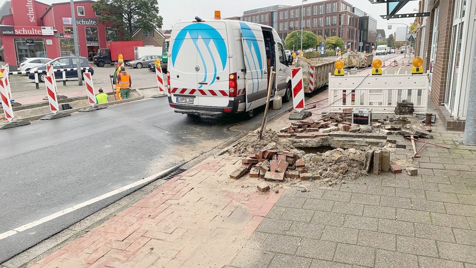 Der Schaden wurde am Dienstag repariert. Foto: Stadtwerke