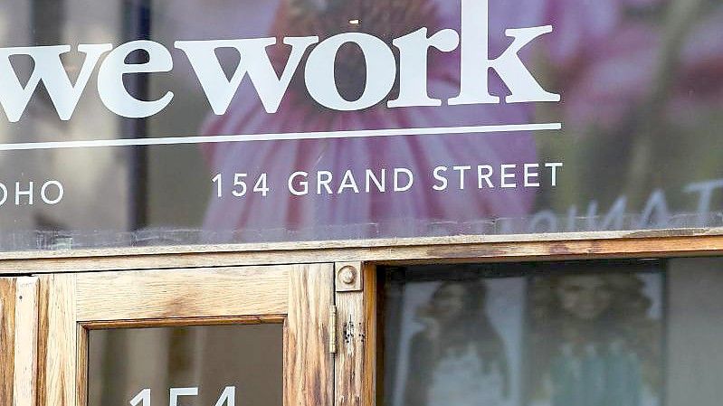 Büroraumvermittler Wework hat es an die Börse geschafft. Foto: Mary Altaffer/AP/dpa