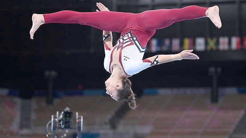 Olympia-Teilnehmerin Pauline Schäfer-Betz holte bei der WM Silber. Foto: Marijan Murat/dpa/Archivbild