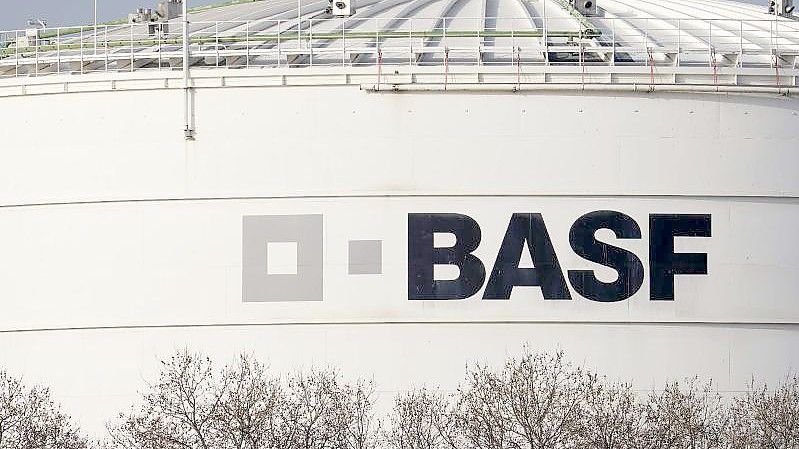 Blick auf das BASF-Werksgelände in Ludwigshafen. Foto: Uwe Anspach/dpa