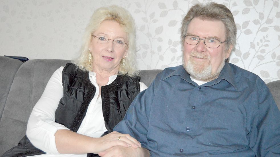 Helga und Wessel Hafer sind heute auf den Tag genau seit 50 Jahren verheiratet. Foto: Weers