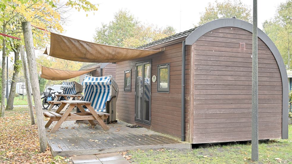 Der Campingplatz „Am Emsdeich“ in der Gemeinde Westoverledingen bekam in der Wertung des ADAC einen der zehn Spitzenplätze. Auch Camper vor Ort sind begeistert von dem Gelände in Grotegaste. Foto: Lohmann