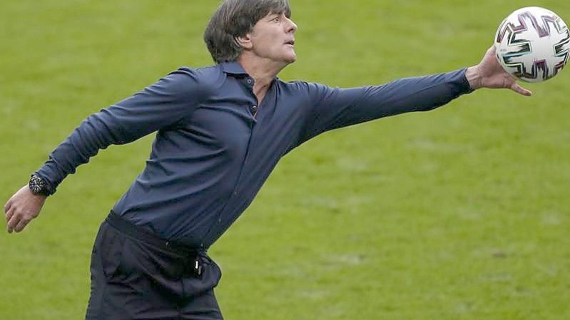 Der ehemalige Bundestrainer Joachim Löw wurde von Bundespräsident Frank-Walter Steinmeier geehrt. Foto: Matthew Childs/Pool Reuters/dpa