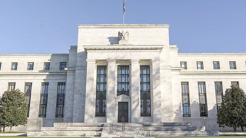 Das Gebäude der US-Notenbank Federal Reserve (Fed). Foto: J. Scott Applewhite/AP/dpa