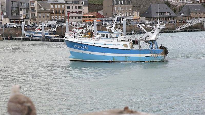 Trotz neuer Gespräche zwischen Frankreich und Großbritannien hat es im Streit um Fischereilizenzen allem Anschein nach noch keinen Durchbruch gegeben. Foto: Nicolas Garriga/AP/dpa