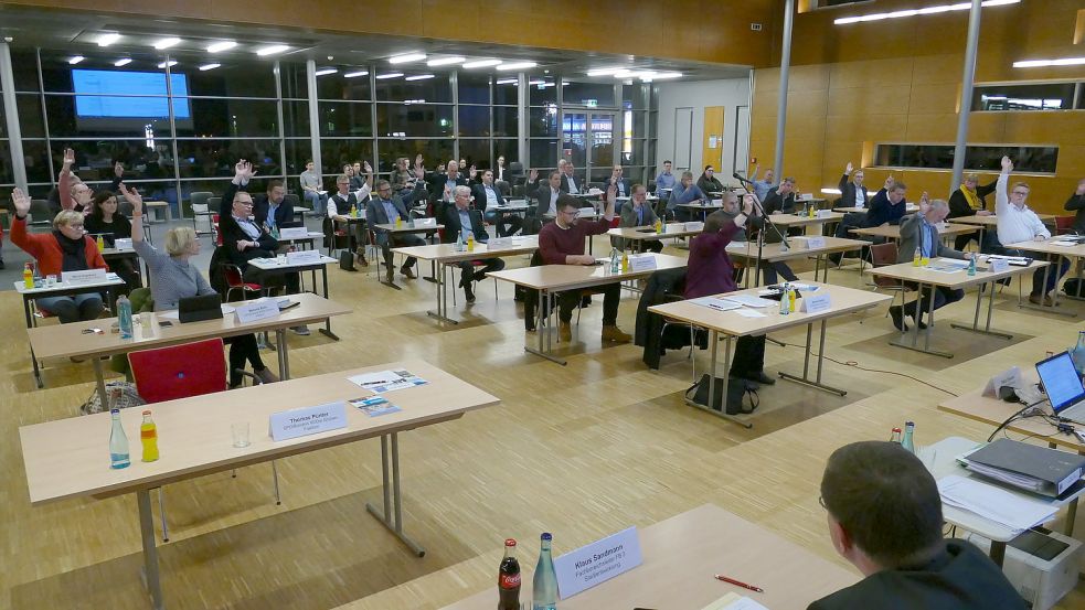 Die organisatorischen und personellen Beschlüsse ergingen in der konstituierenden Ratssitzung des neuen Friesoyther Stadtrats einstimmig.