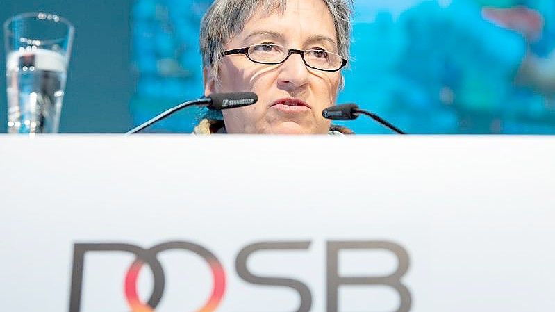 Muss mit einer Strafanzeige und Zivilklage druch den DOSB rechnen: Karin Fehres. Foto: Guido Kirchner/dpa