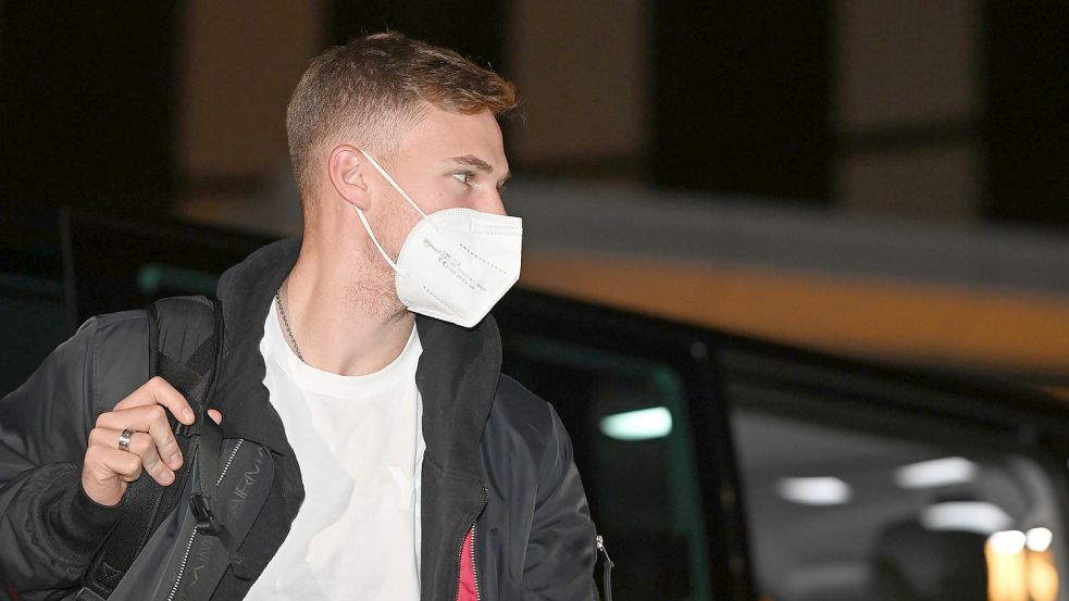 Joshua Kimmich musste von der Nationalmannschaft abreisen und befindet sich in München in Quarantäne. Foto: dpa/Swen Pförtner