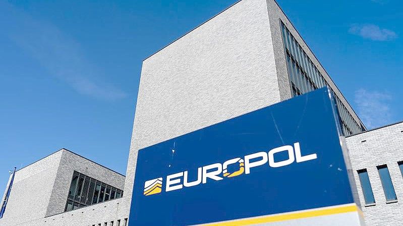 Sitz von Europol, der Polizeibehörde der Europäischen Union. Foto: Jerry Lampen/ANP/dpa/Symbolbild
