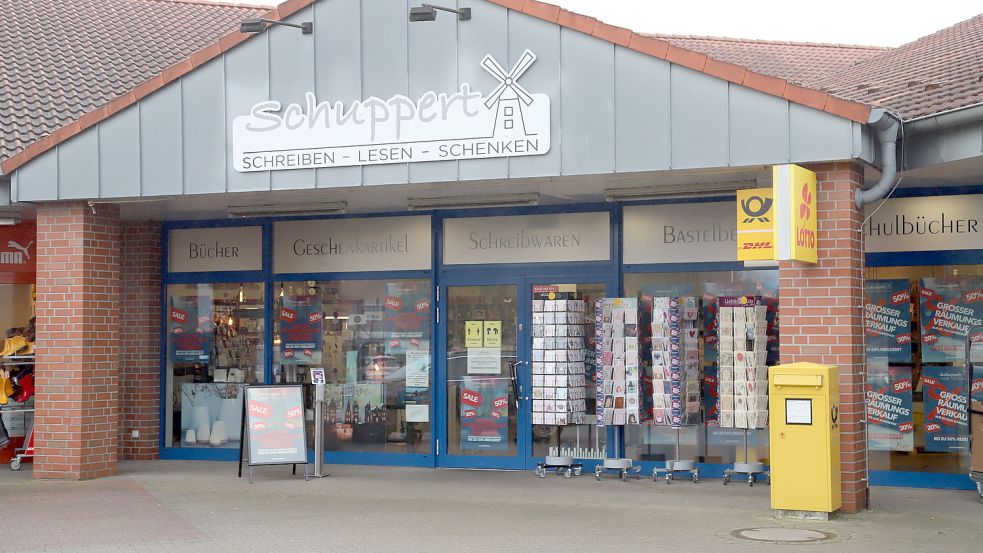 Das Geschäft „Schreiben-Lesen-Schenken“ Schuppert schließt Ende Dezember. Wo bleibt dann die Postfiliale, die dort untergebracht ist? Foto: Passmann