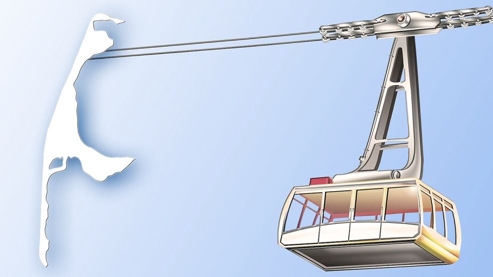 Die Unternehmensgruppe Rethmann möchte die Anreise nach Sylt per Seilbahn möglich machen - und auch die Kieler Förde könnte künftig per Gondel überquert werden. Foto: i-picture - stock.adobe.com