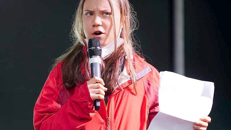 „Natürlich können wir kleine Fortschritte machen und langsam gewinnen. Aber das ist genau das Gleiche wie zu verlieren“: Greta Thunberg. Foto: Jane Barlow/PA/dpa