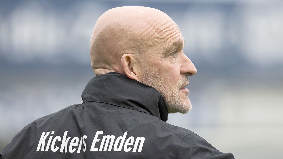 Kickers-Trainer Stefan Emmerling hofft auf Wiedergutmachung für die 0:4-Pokalniederlage gegen Heeslingen. Foto: Doden
