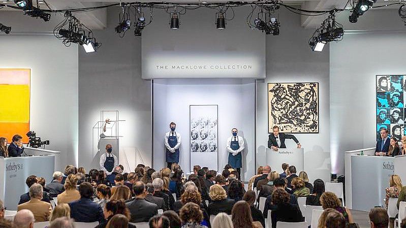 Bei Sotheby's in New York werden Kunstwerke aus der Sammlung von Linda und Harry Macklowe versteigert. Foto: -/Sotheby/dpa