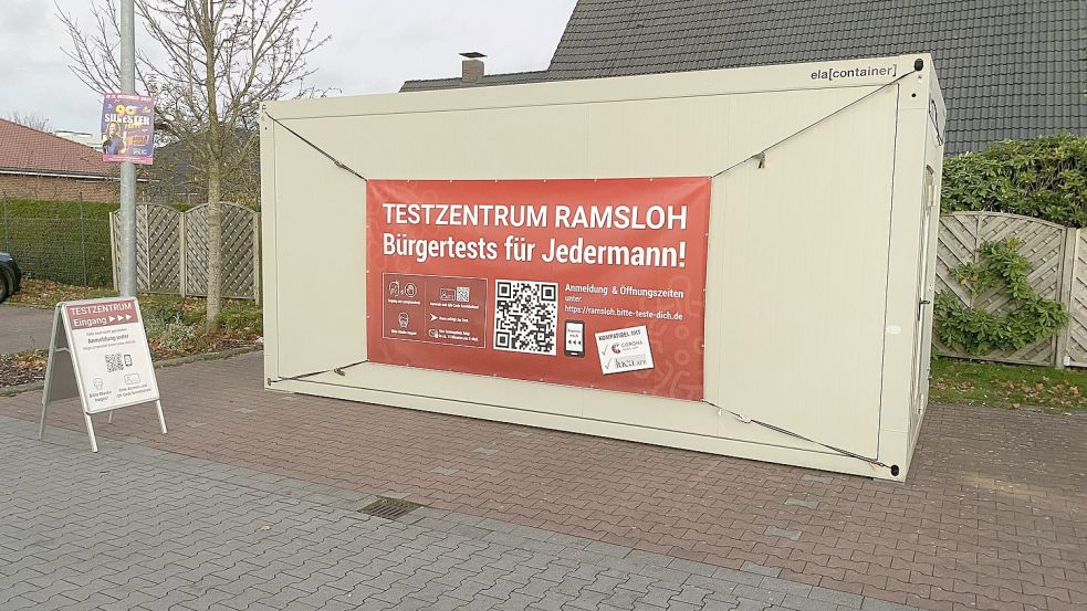 Das Testzentrum in Ramsloh ist nun auch sonntags geöffnet. Foto: Privat