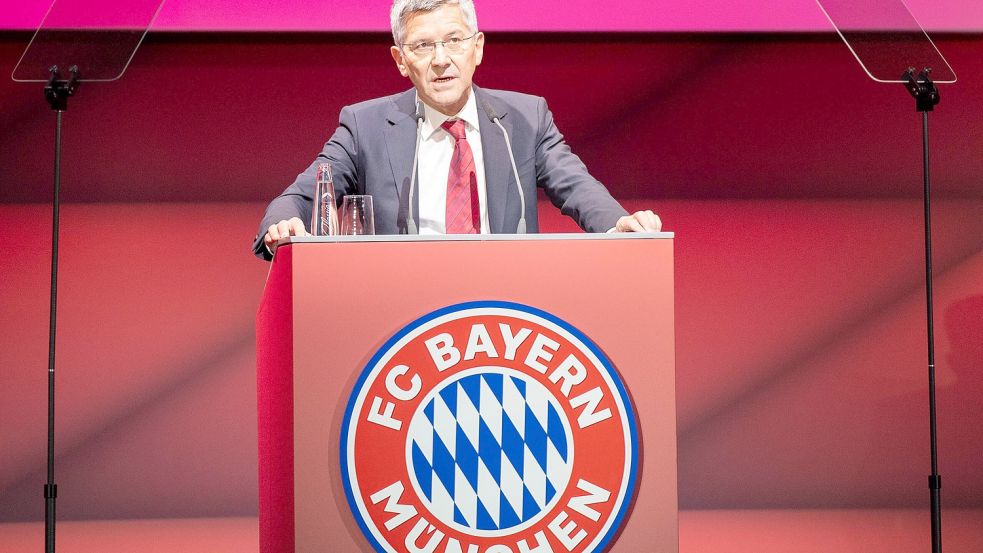 Hatte einen schweren Stand auf der Jahreshauptversammlung: Herbert Hainer. Foto: imago/Kolbert Foto: kolbert-press/Ulrich Gamel via www.imago-images.de