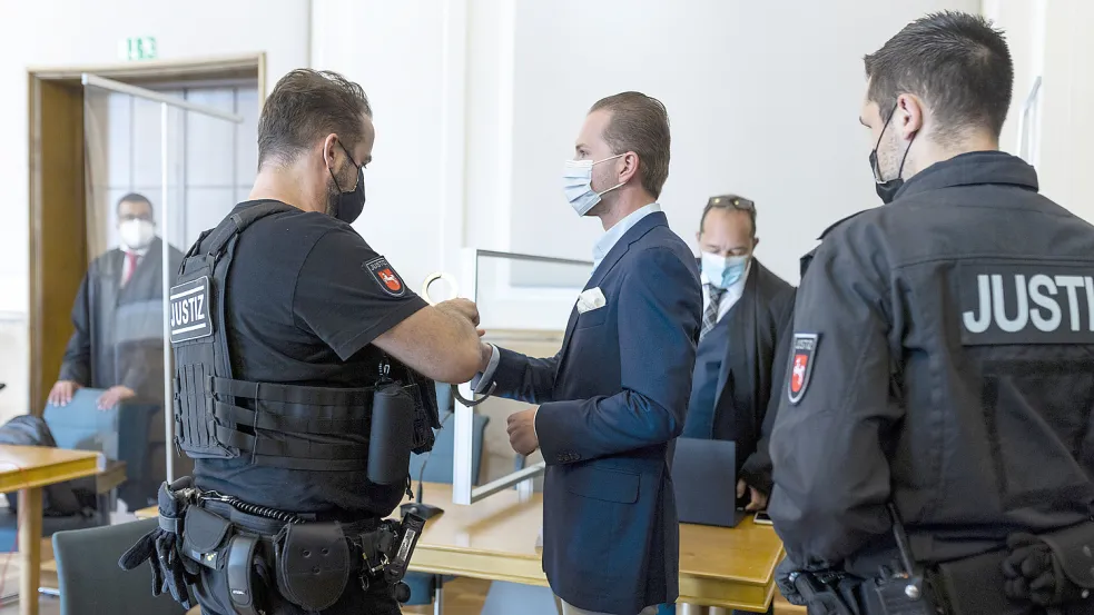 Der Prozess gegen Hendrik Holt und andere wurde am Dienstag fortgesetzt. Foto: Swaantje Hehmann