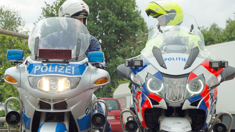 Im deutsch-niederländischen Grenzgebiet – auch in Ostfriesland – gehen Polizeibeamte länderübergreifend auf Streife. Foto: Polizeidirektion Osnabrück