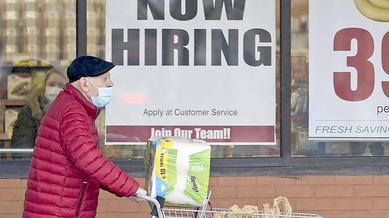 Der US-Arbeitsmarkt liefert keinen eindeutigen Trend. Foto: Tony Dejak/AP/dpa