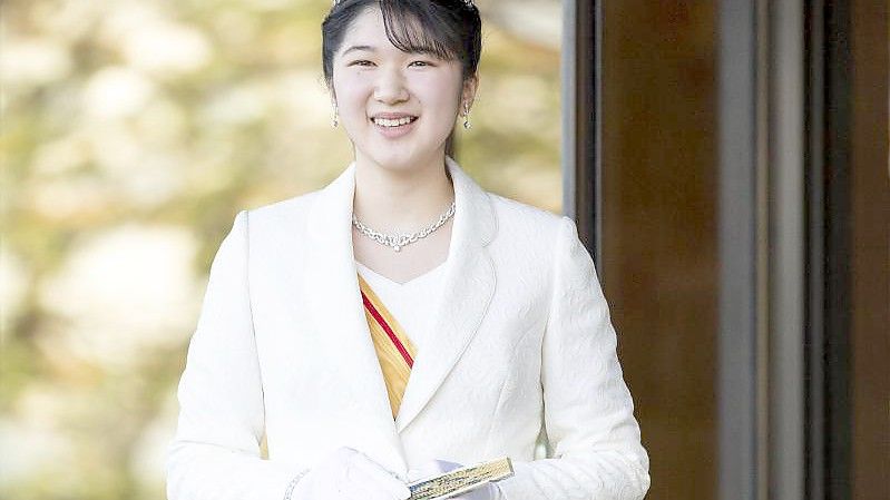 Die japansiche Prinzessin Aiko feierte ihren 20. Geburtstag. Foto: Yuichi Yamazaki/Pool Getty Images/AP/dpa