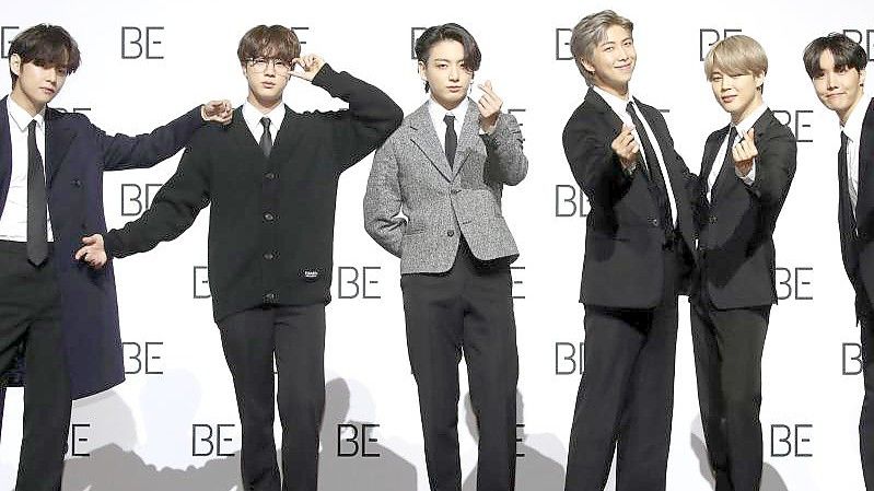Die Boygroup BTS legt nach Worten ihres Managements eine kurze Winterpause ein. Foto: -/YNA/dpa