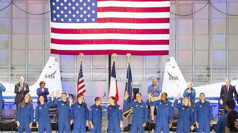 Die US-Raumfahrtbehörde Nasa gibt in Houston die Astronautenanwärter für das Jahr 2021 bekannt. Foto: Marie D. De Jesús/Houston Chronicle via AP/dpa