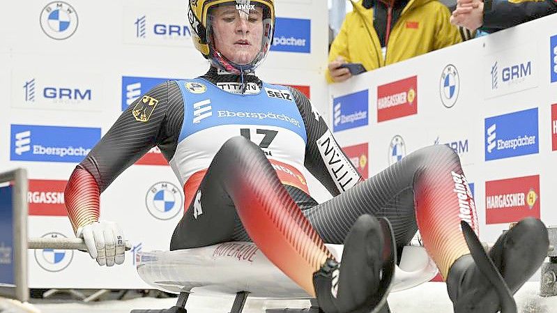 Schließt einen persönlichen Olympia-Boykott nicht aus: Rodlerin Natalie Geisenberger. Foto: Ekaterina Lyzlova/AP/dpa