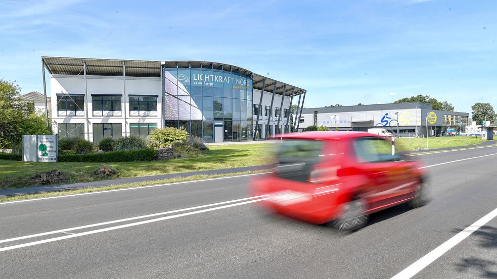 In dieses DRK-Gebäude sollte eigentlich die Rettungswache Leer umziehen. Foto: Ortgies