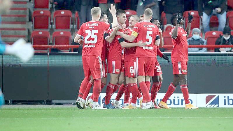 Klarer Favorit im Duell mit Fürth: Union Berlin. Foto: Andreas Gora/dpa/Archivbild
