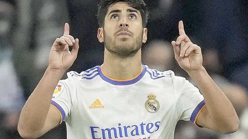 Bei Real Madrid wurde unter anderem Marco Asensio positiv auf das Coronavirus getestet. Foto: Bernat Armangue/AP/dpa