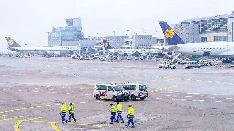 Die Infrastruktureinrichtungen am Frankfurter Flughafen sehen sich gut gerüstet für eine nächste Corona-Welle. Foto: Andreas Arnold/dpa