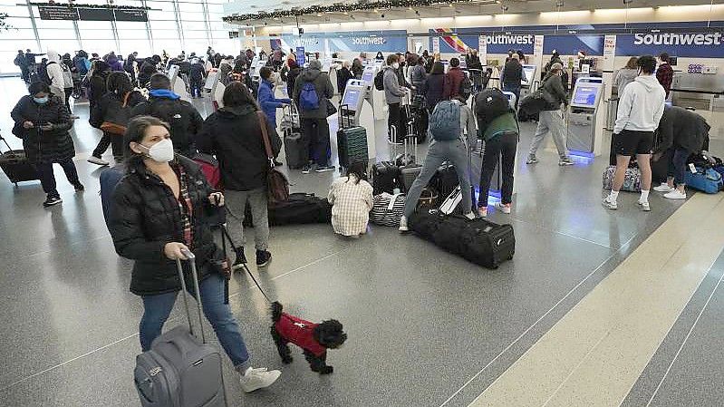 Die deutsche Bundesregierung stuft die USA vom 25.12.21 an als Hochrisikogebiet ein. Foto: Charles Rex Arbogast/AP/dpa