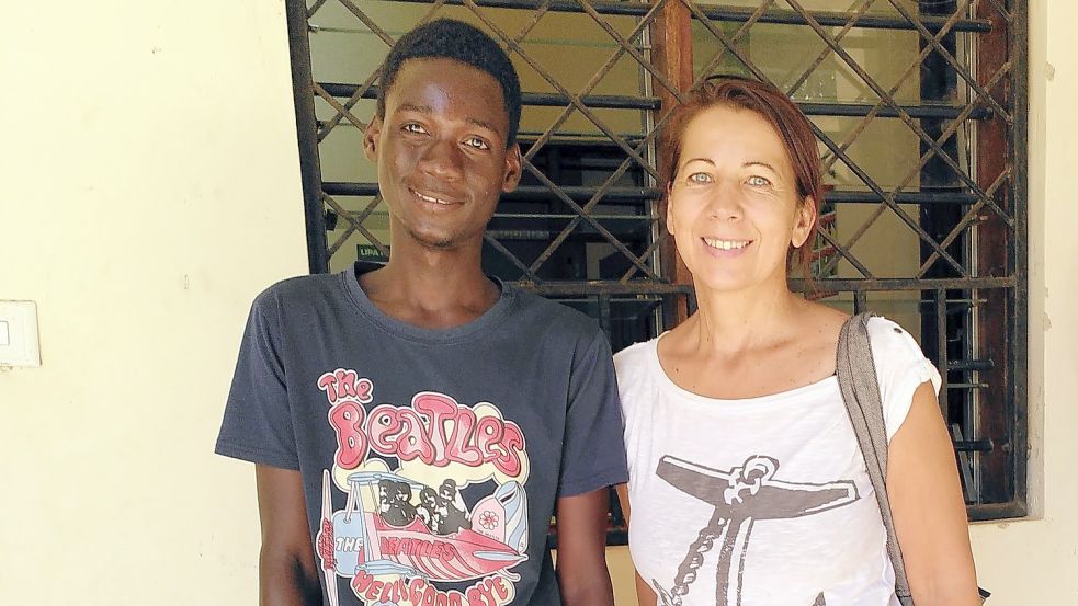 Coronabedingt war Anja Friedrich seit 2020 erst im Oktober dieses Jahres das letzte Mal in Kenia, und staunte nicht schlecht, wie groß einige der Schützlinge des Vereins inzwischen geworden sind. Dieser Jugendliche wird zum Karosseriebauer ausgebildet. Foto: Privat