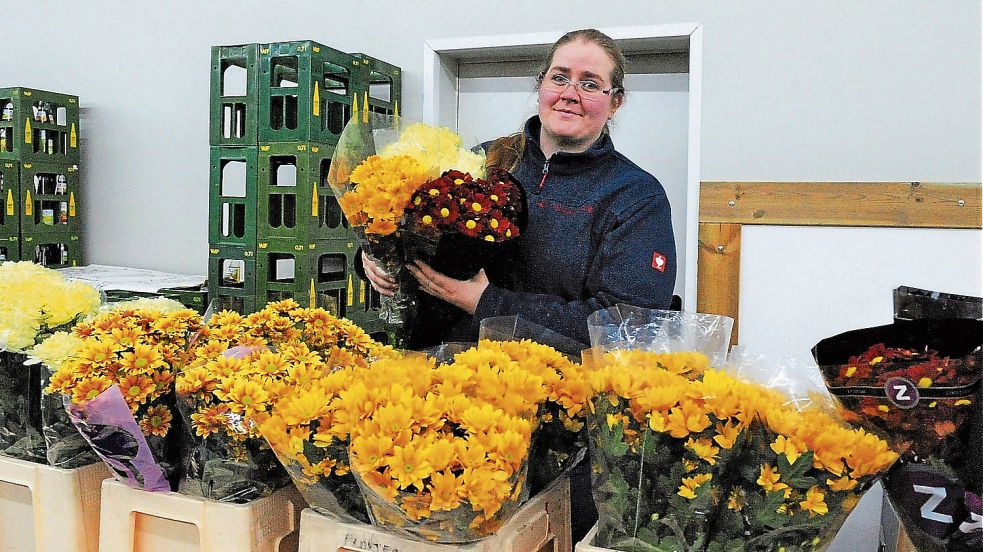 Mitarbeiterin Gesa Göwert fühlt sich in den neuen Räumen sehr wohl. Fotos: Kroehnert