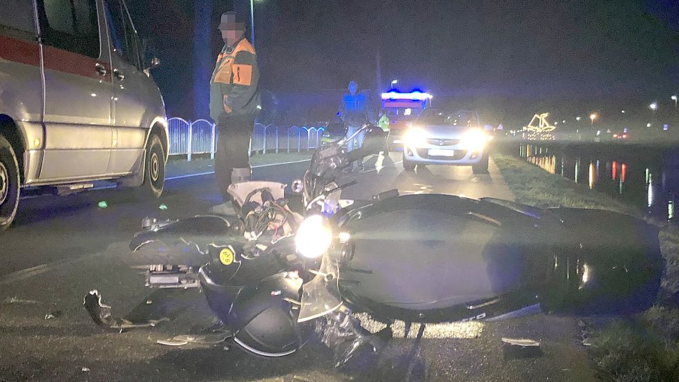 Ein Rollerfahrer hat am Montagabend auf der Nebenstrecke der 1. Südwieke in Ostrhauderfehn eine Fußgängerin erfasst. Foto: Zein