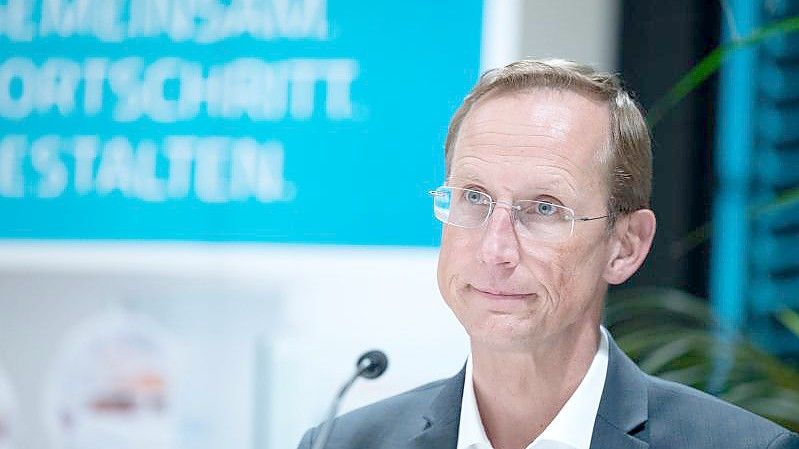 Franz-Werner Haas, Vorstandsvorsitzender von Curevac. Foto: Bernd Weissbrod/dpa