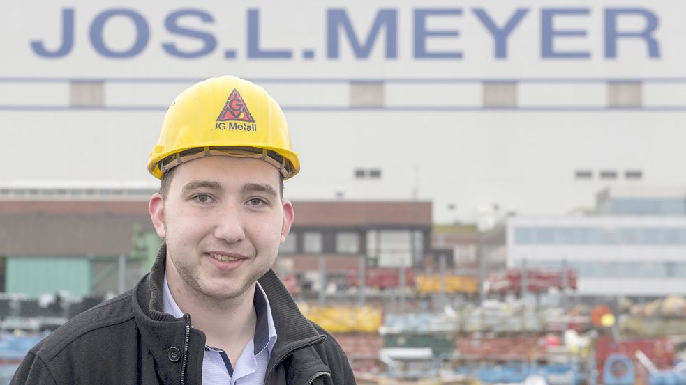 Nico Bloem ist Betriebsratschef der Meyer-Werft und will in Landtag. Foto: Ortgies