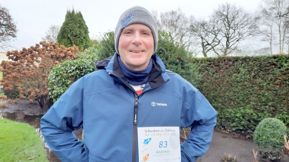 An Andreas Limberg aus Ostersander hat die Niederlage der Ostfriesen nicht gelegen. In drei Wochen brachte er es auf 733 Kilometer. Damit war er die Nummer eins in der Mannschaft der Ostfriesen.