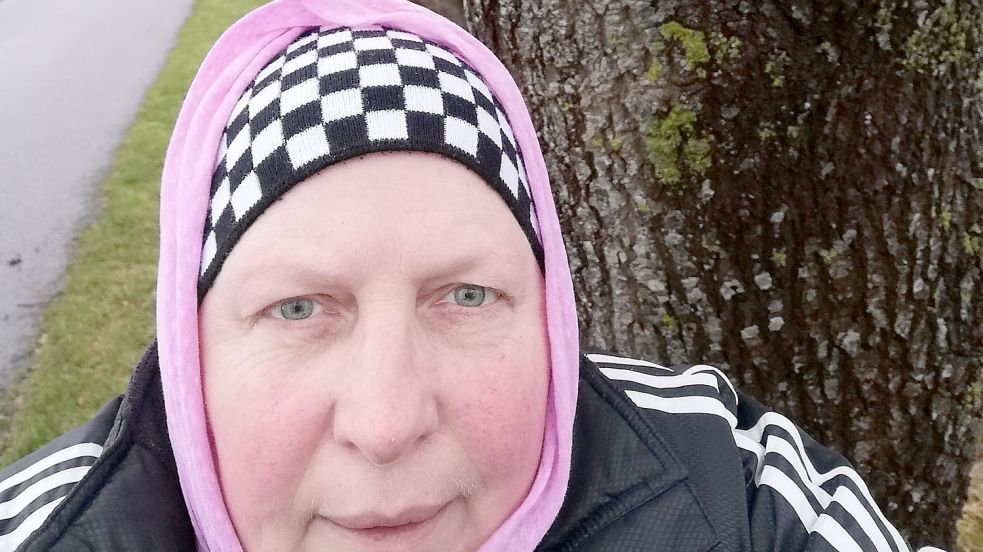 Hinrika Braams aus Utgast lief nicht nur fürs Team, sondern auch für die eigene Gesundheit während ihrer Krebstherapie.