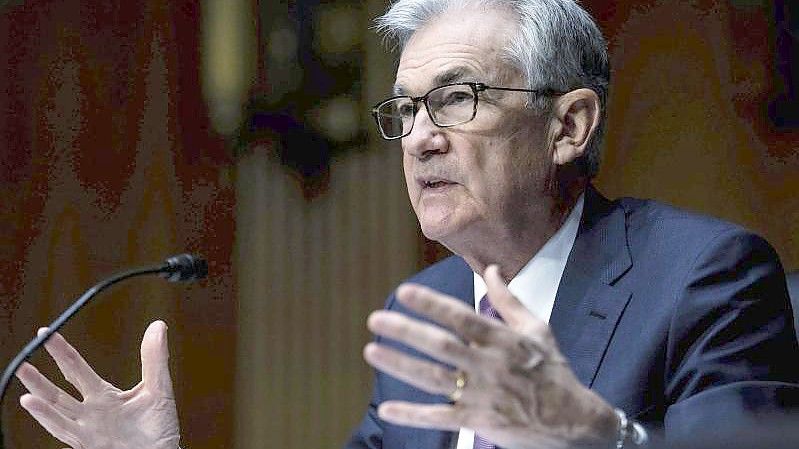 US-Notenbankchef Jerome Powell in Washington. Foto: Graeme Jennings/Pool Washington Examiner/AP/dpa