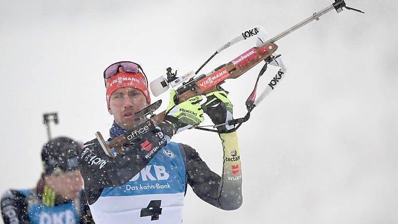 Johannes Kühn kehrt nach einer Corona-Infektion zurück in den Biathlon-Weltcup. Foto: Hendrik Schmidt/dpa