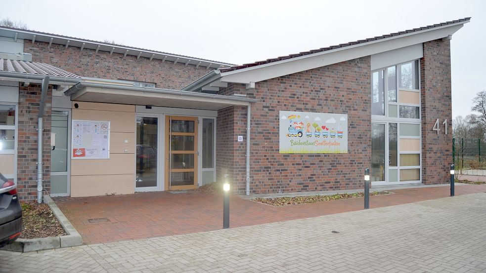 Im kommunalen Kindergarten „Seelterfoakse“ wurden am Montag bereits wieder 45 Jungen und Mädchen betreut. Foto: Fertig