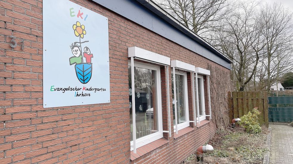 Der Evangelische Kindergarten Ihrhove ist geschlossen. Der Grund: Es gab mehrere Coronafälle unter den Erzieherinnen. Foto: David Ammermann