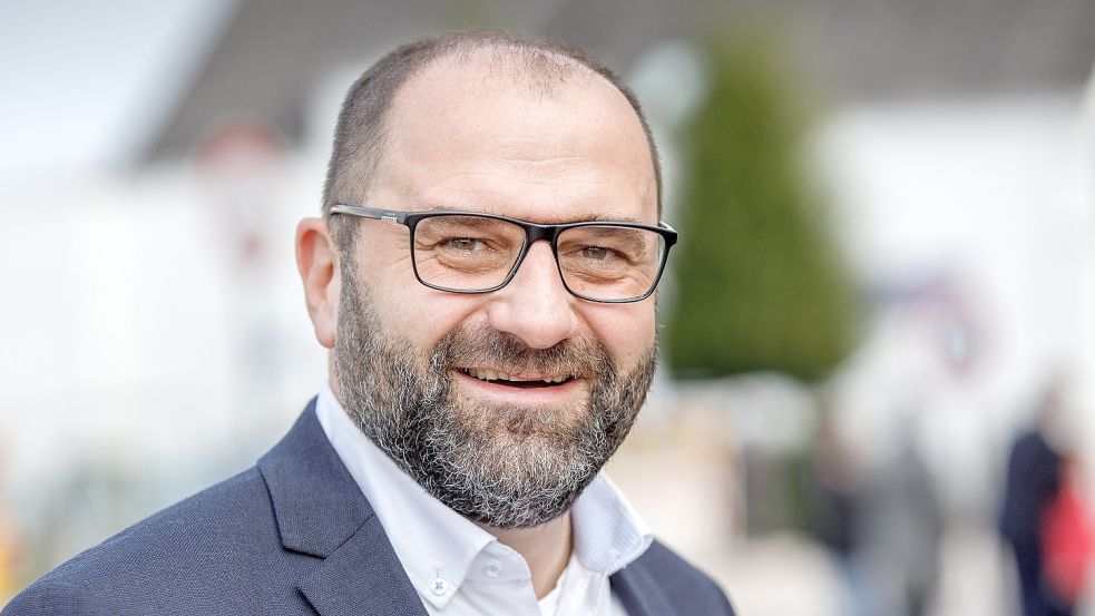 Friesoythes Bürgermeister Sven Stratmann will eine Baulandoffensive starten. Foto: Stadt Friesoythe