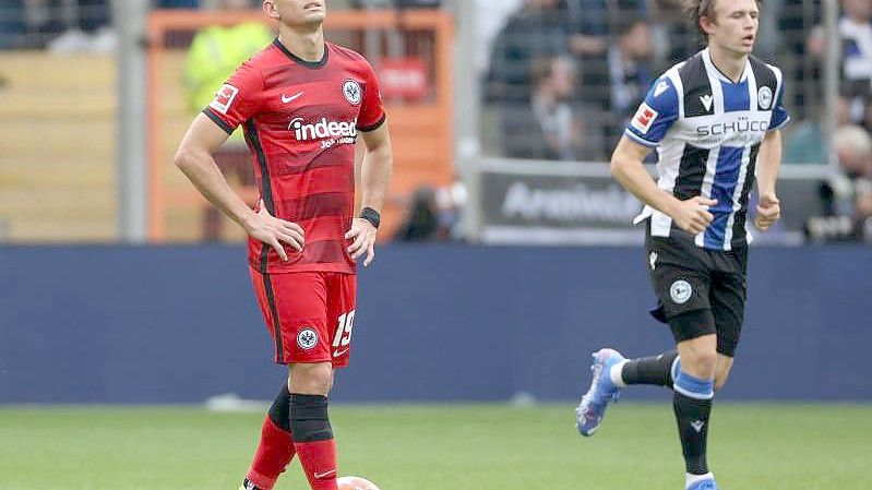 Eintracht Frankfurt und Arminia Bielefeld sind die laufstärksten Teams der Bundesliga. Foto: Friso Gentsch/dpa