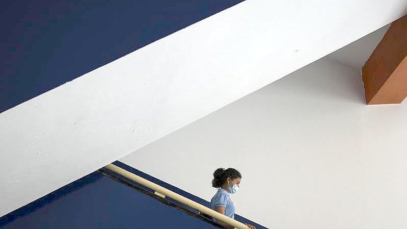 In einer Schule in Caracas (Venezuela). Foto: Matias Delacroix/AP/dpa