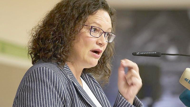 Andrea Nahles soll Nachfolgerin von Detlef Scheele werden. Foto: Thomas Frey/dpa